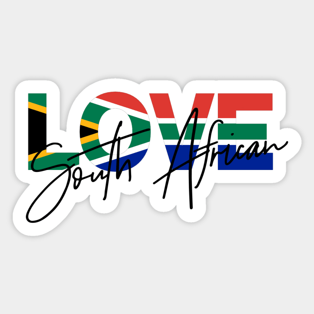 Love South African Sticker by KindlyHarlot